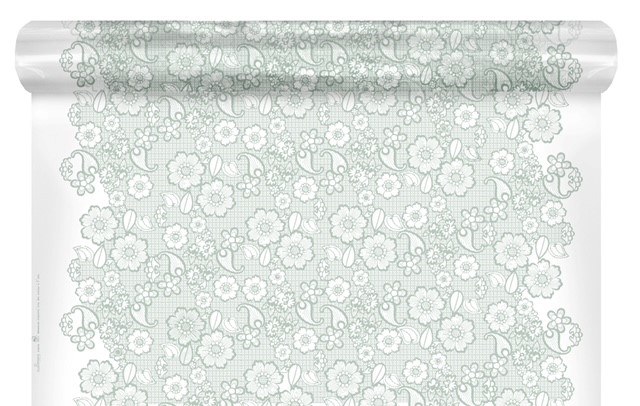 Picture of Florist Cello Broderie Green 80cm x 100m